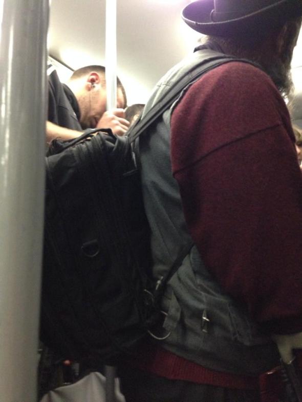 Martedì 05/11/2013, treno urbano delle 19:58 da Piazzale Flaminio