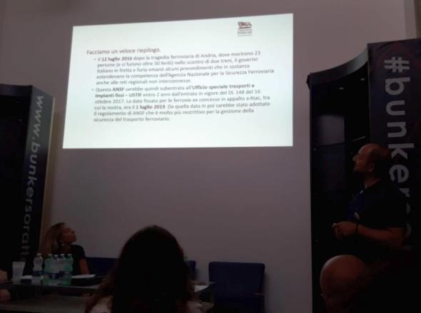 bunker soratte 23 agosto 2019 - intervento comitato pendolari